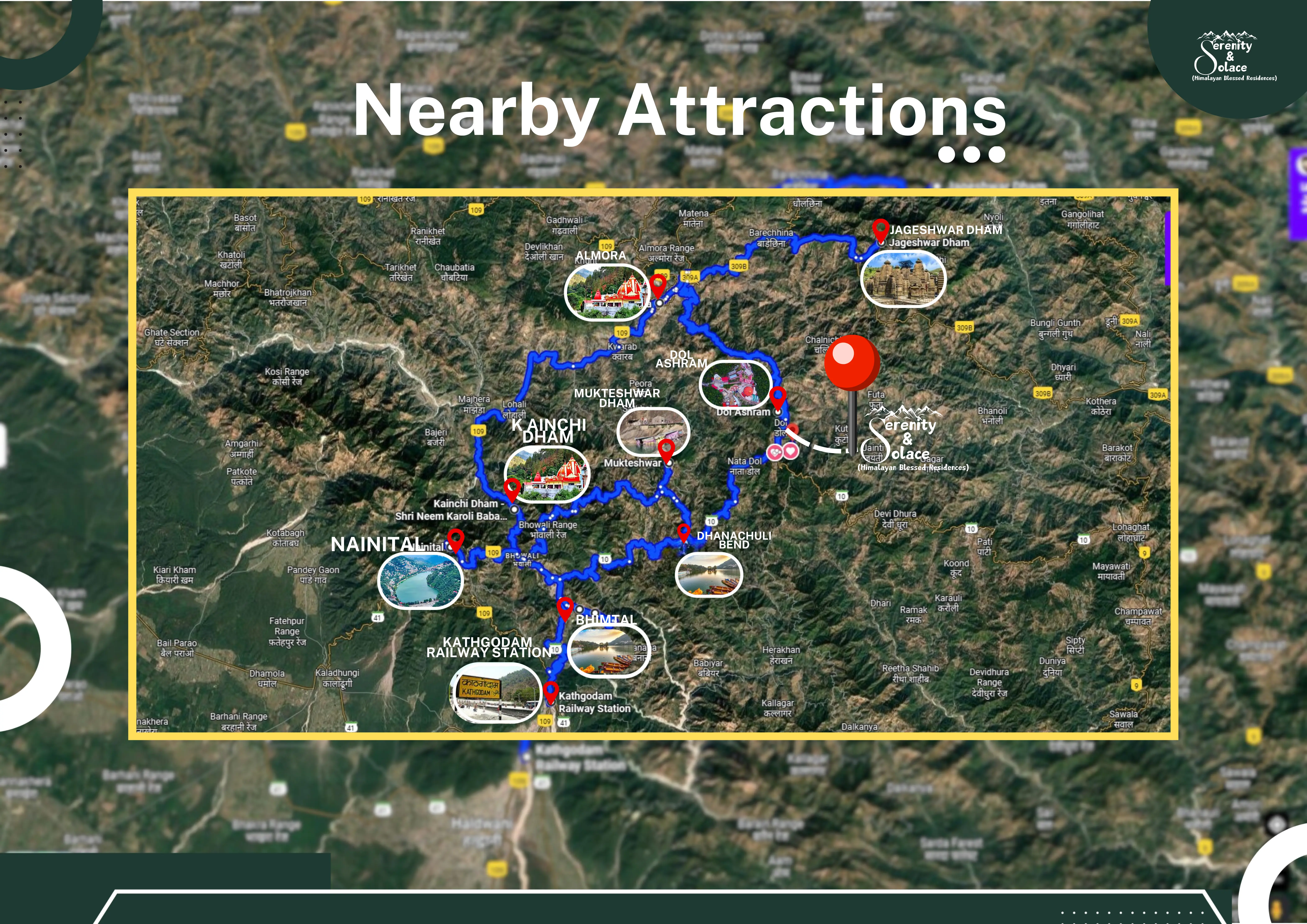 Nearby Attractions around Himalayan View Land in Mukteshwar